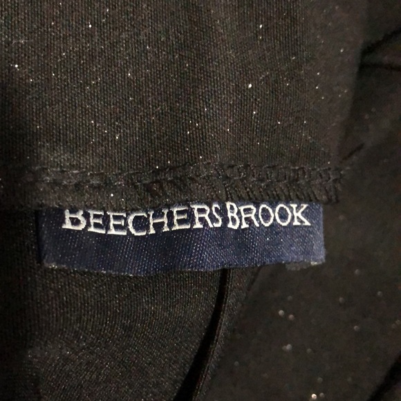 ✨EUC BEECHERS BROOK, LITTLE BLACK DRESS. SZ M. DRESS SPARKLES IN THE LIGHT - Picture 6 of 7